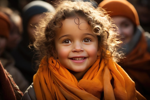 Portret bardzo szczęśliwej hinduskiej dziewczyny