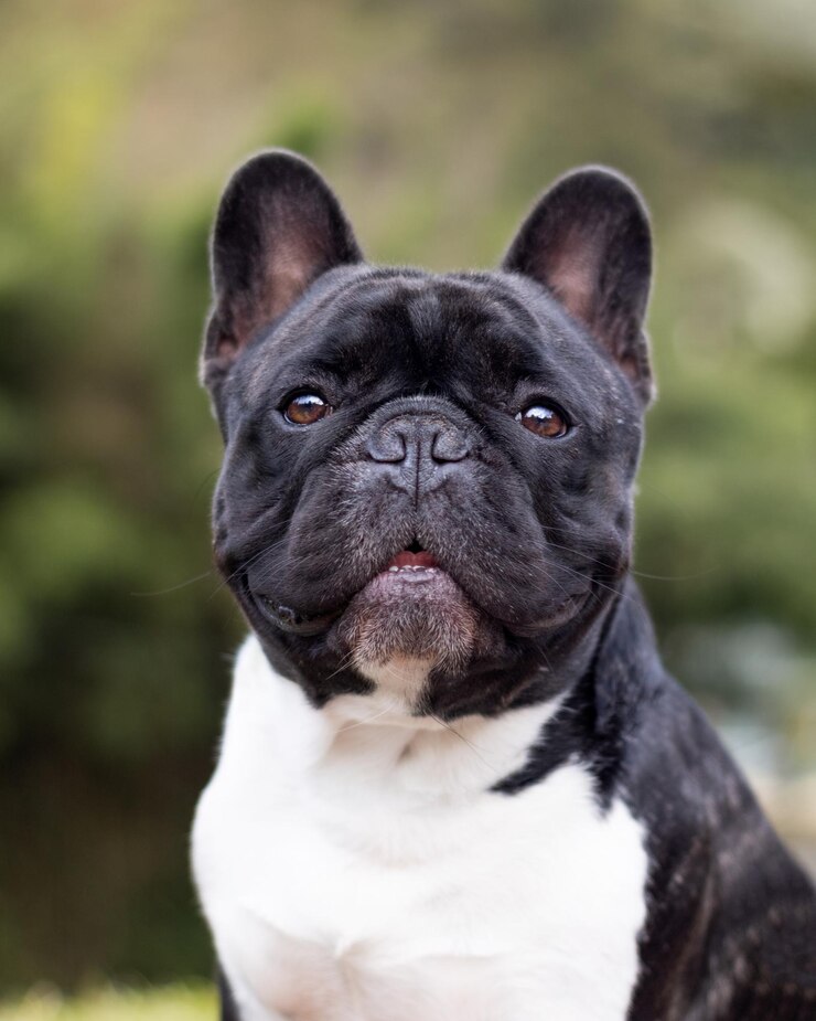 Zdjęcie portret buldog francuski