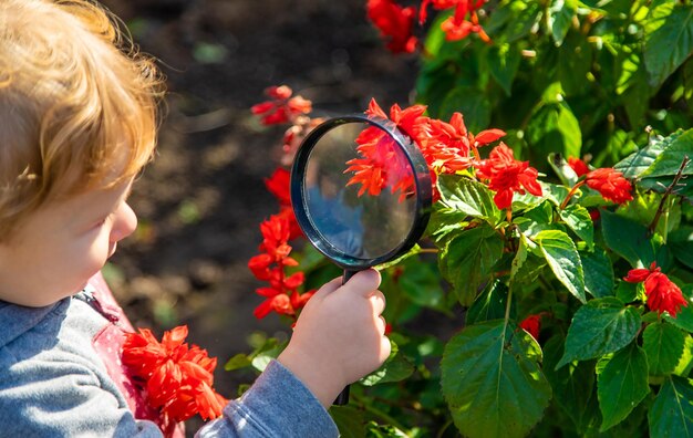 Zdjęcie portret dziewczyny trzymającej kwiat