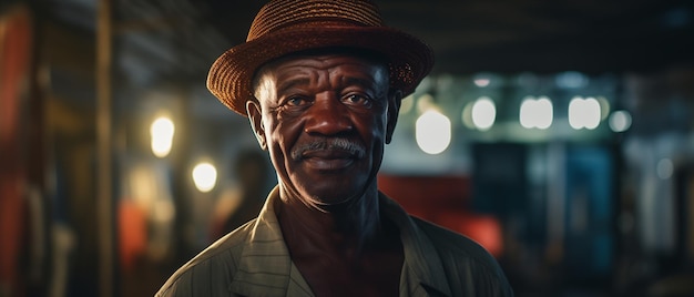 Portret kupca z Afryki