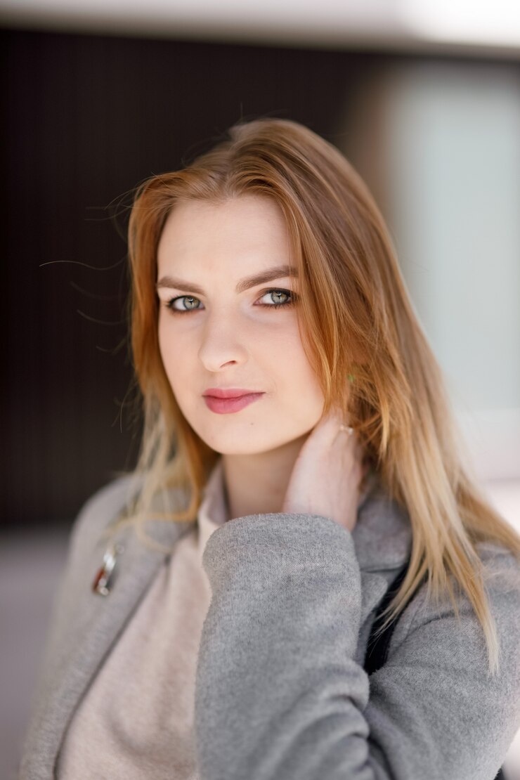 Zdjęcie portret młodej dziewczyny