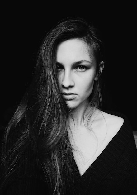 Portret młodej kobiety
