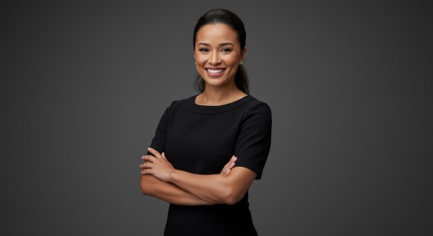 Portret pewnej siebie bizneswoman