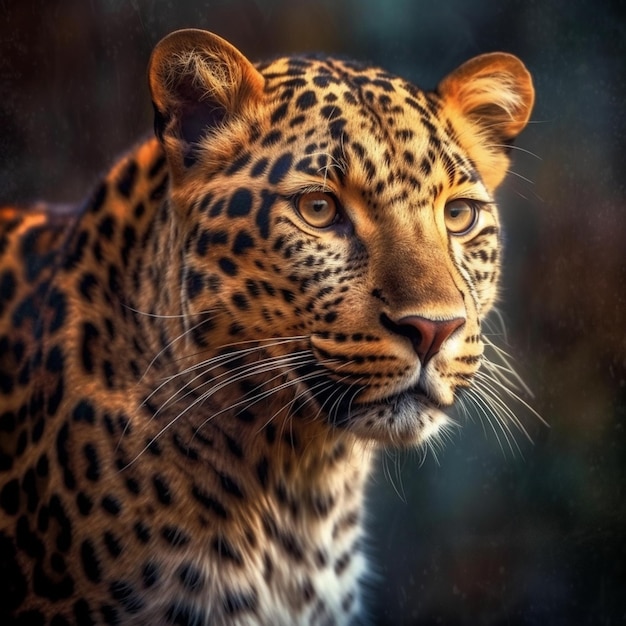 Portret szczególnie pięknego tygrysa malezyjskiego patrzącego prosto w kamerę