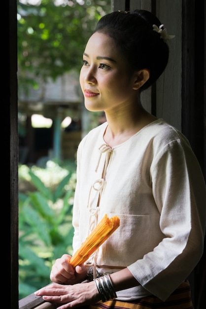 Portret tajskiej kobiety