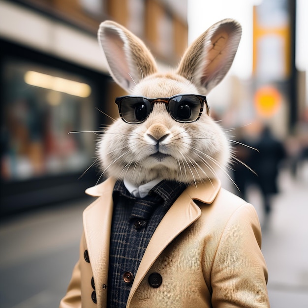 portret uroczego króliki portret uroczych królików