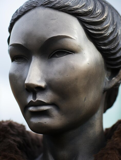 Zdjęcie posąg kobiety.