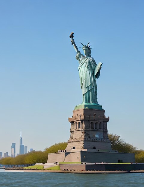 Posąg Wolności Wyspa Wolności Nowy Jork