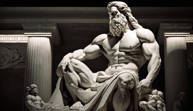 posąg Zeusa w Olimpii