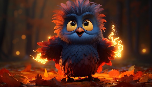 Postać Halloween jako postać Pixara Epiczny szczegół Kinematograficzny