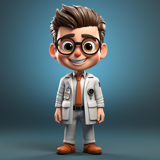 postać lekarza 3D