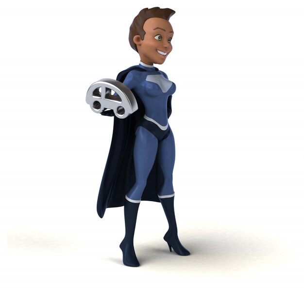 Postać Superwoman 3D