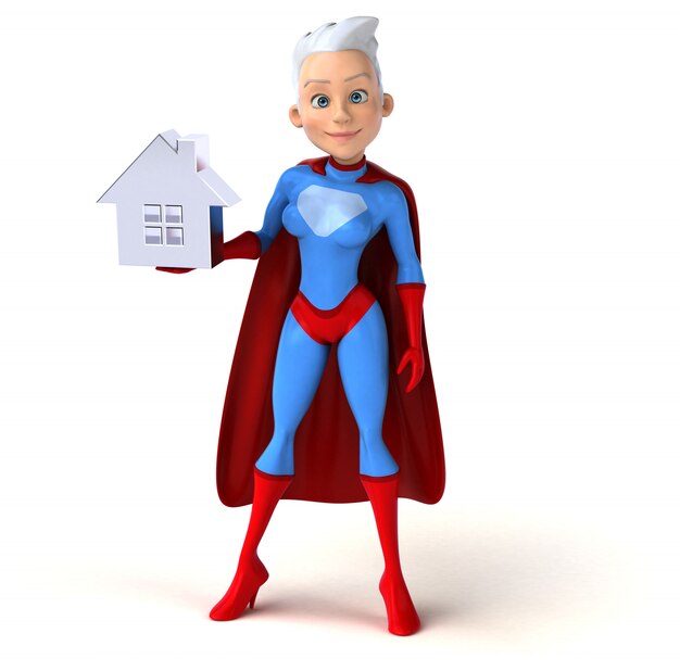 Postać Superwoman 3D