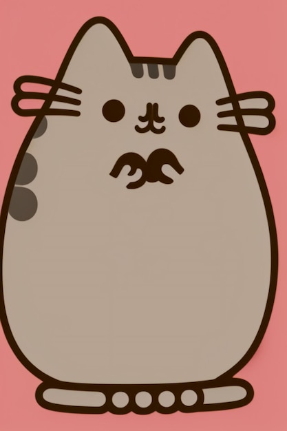 Postać z kreskówek Totoro Stick Figure Icon Cute Kawaii Style Wallpaper Background