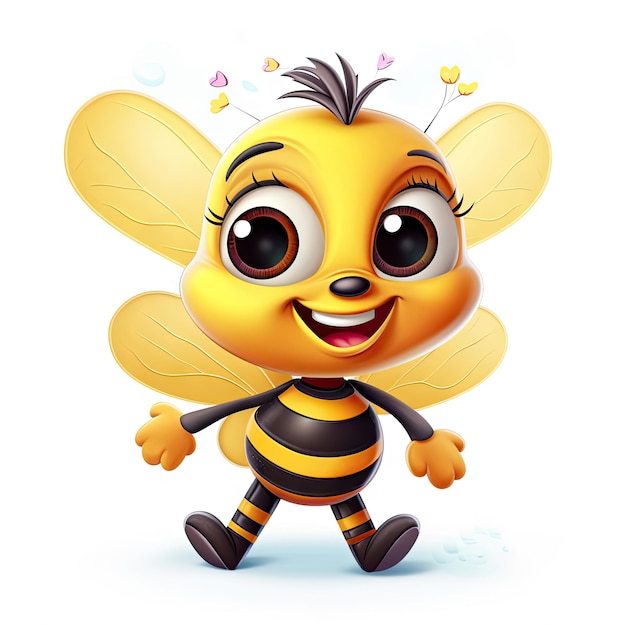 Postać z kreskówki pszczoły