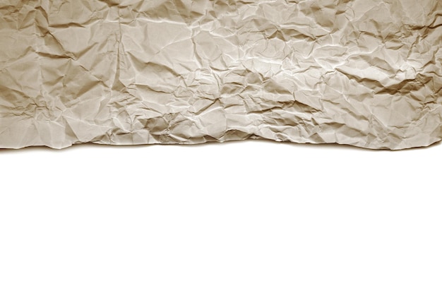 Poszarpany papier odizolowywający na białym tle