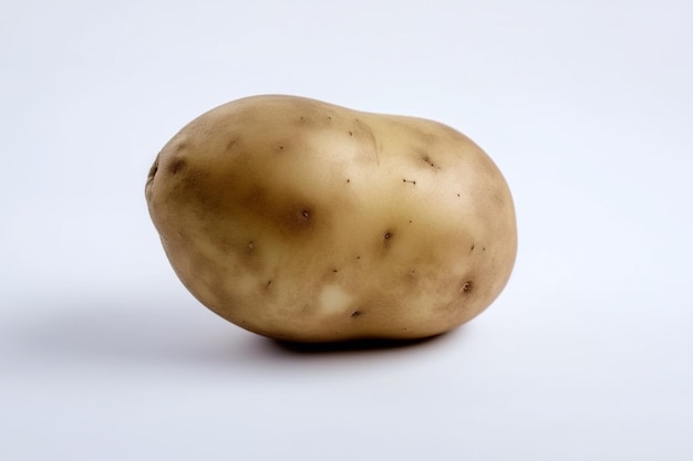 Potato On White Ai generatywny