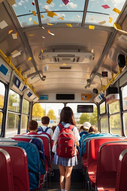 Powrót do szkoły autobusem szkolnym