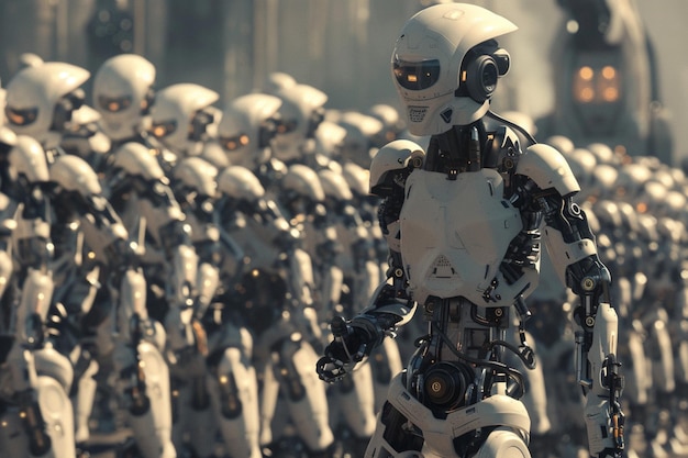 Powstanie robotów, gdzie maszyny różnego pochodzenia