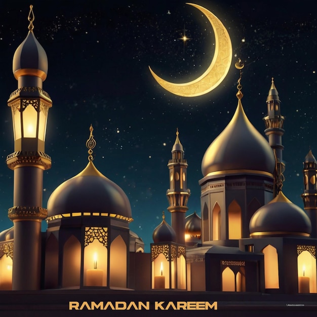 Pozdrowienie Eid Mubarak lub Ramadan Kareem Luksusowa mandala mistyczny projekt tła w kolorze złota