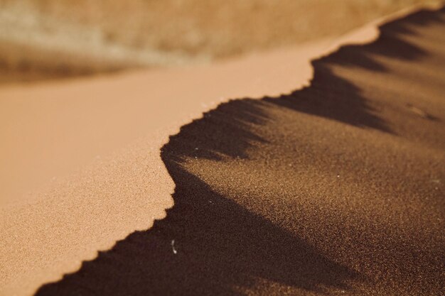 Zdjęcie poziom powierzchni piasku