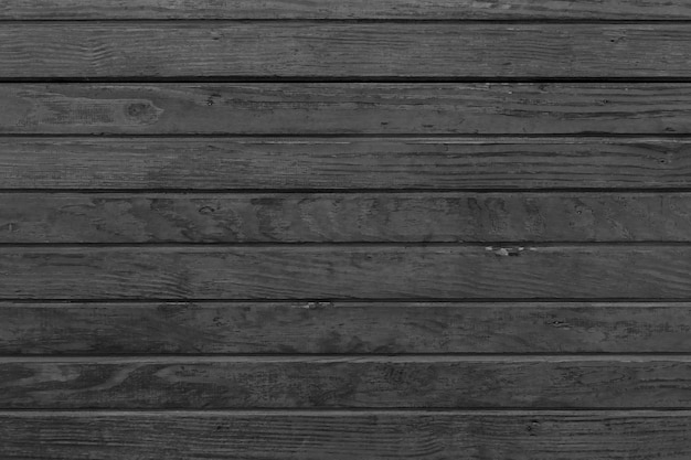 Poziome Czarne Tło Drewna. Stare Ciemne Drewniane Tła Z Czarną Teksturą Drewna. Panel O Fakturze Ciemnego Drewna Z Poziomymi Deskami.