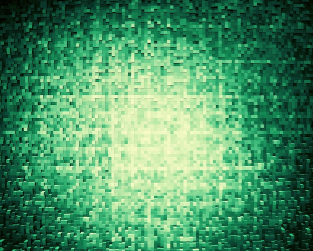 Poziome oliwkowo zielone kostki 3d wytłaczane bloki abstrakcyjne tło