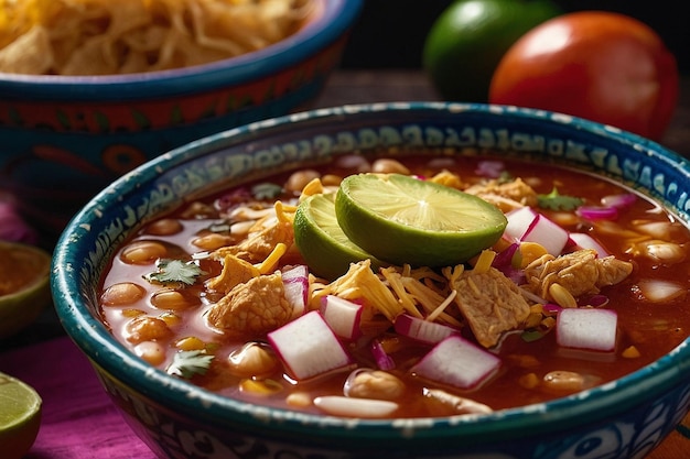 Pozole Bowl CloseUp kuszący V