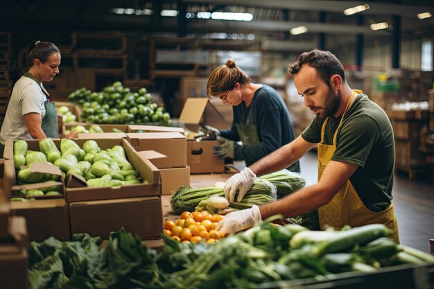 Zdjęcie pracownicy supermarketu