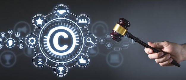 Zdjęcie prawa autorskie lub patenty własność intelektualna