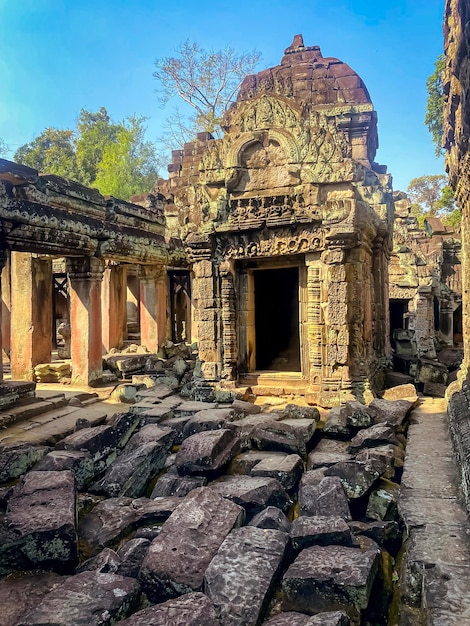 Preah Khan Preah Khan Kampong Svay miejsce archeologiczne Angkor Kambodża