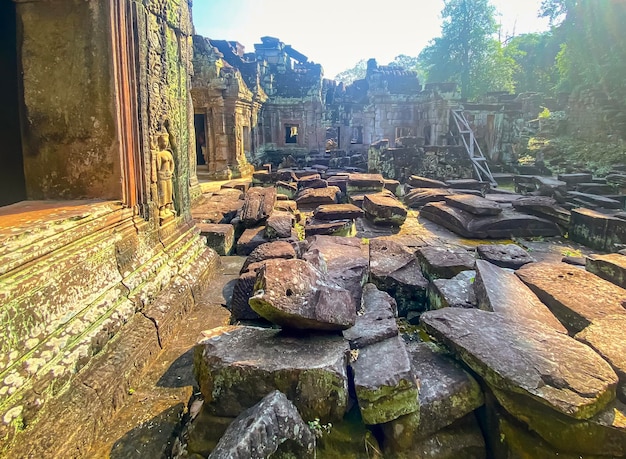 Zdjęcie preah khan preah khan kampong svay miejsce archeologiczne angkor kambodża