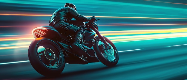 Prędkość motocykla wygenerowana przez AI
