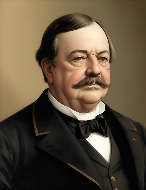 Prezydent Grover Cleveland.