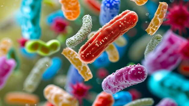 Probiotyki Bakterie Biologia Nauka Medycyna mikroskopiczna Żywienie żołądek escherichia coli leczenie Medyki zdrowotne anatomia organizm