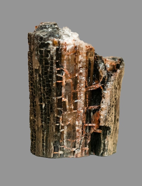 Próbka geologiczna wyizolowanej bryłki mineralnej halitu naturalnej krystalicznej soli kamiennej