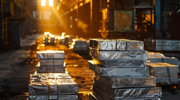 Proces elektrolizy aluminium w fabryce metalurgicznej
