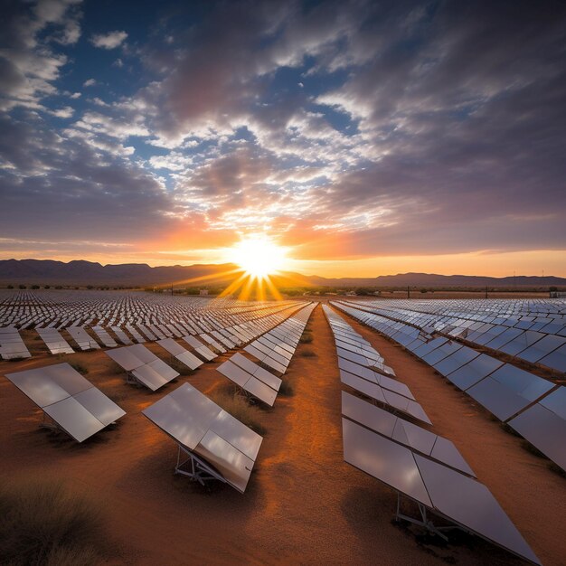 Zdjęcie produkcja energii słonecznej