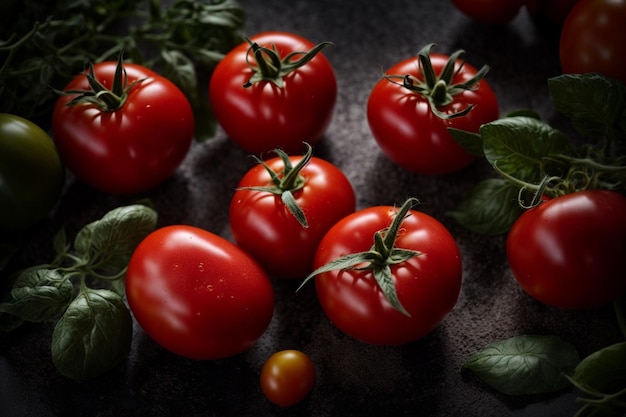 produkt fotograficzny świeże pomidory