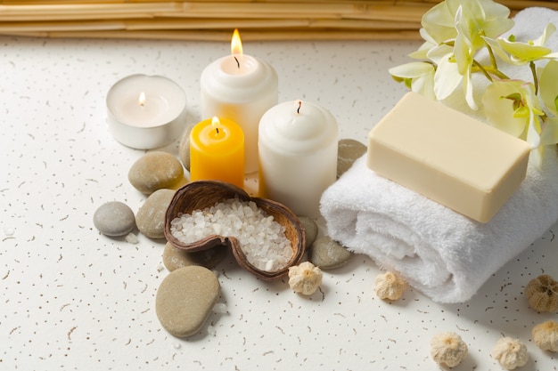 Produkty spa z orchideami