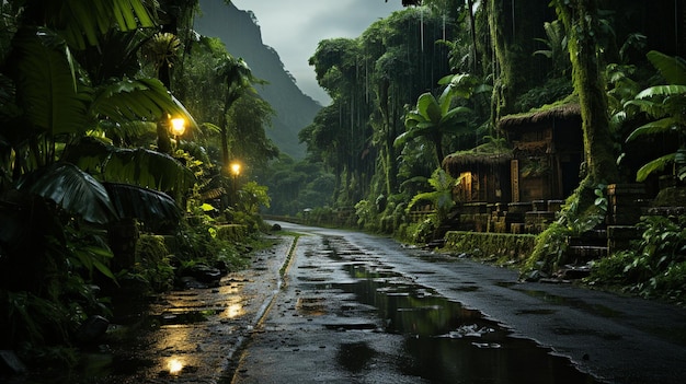profesjonalna fotografia krajobrazowa tropikalnej pleresty w brazylii