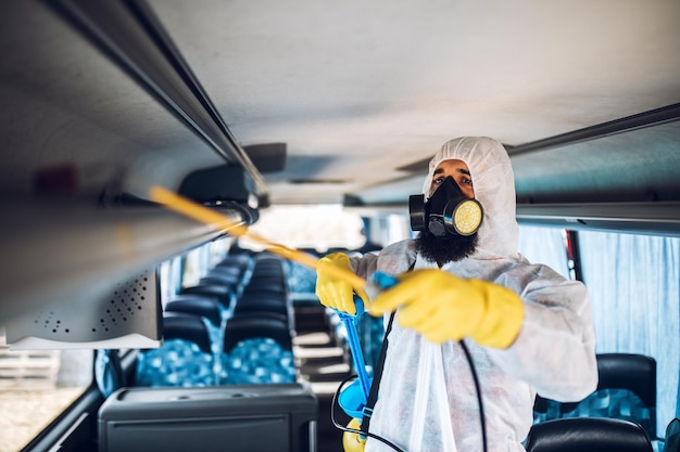 Profesjonalne Chemiczne Czyszczenie Siedzeń Autobusowych. Dezynfekcja Autobusu.