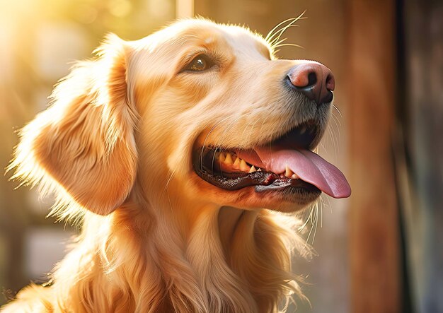 Zdjęcie profil golden retrievera