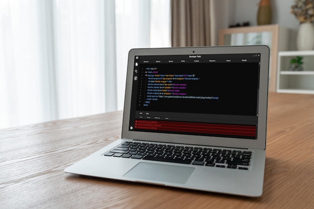 Programowanie rozwoju oprogramowania na ekranie komputera dla modnych aplikacji