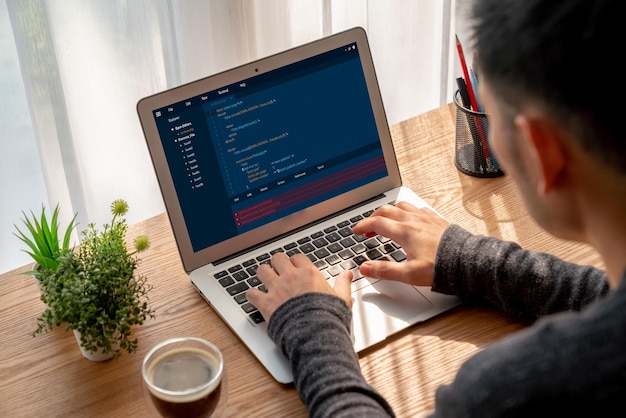 Programowanie rozwoju oprogramowania na ekranie komputera dla modnych aplikacji