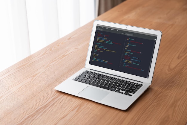 Programowanie rozwoju oprogramowania na ekranie komputera dla modnych aplikacji