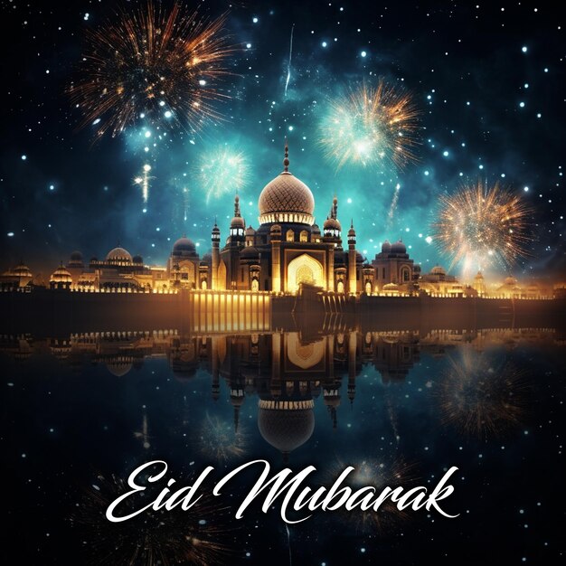 Projekt baneru Eid Mubarak