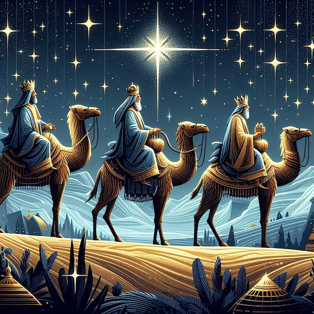 Zdjęcie projekt dla feliz dia de reyes magos