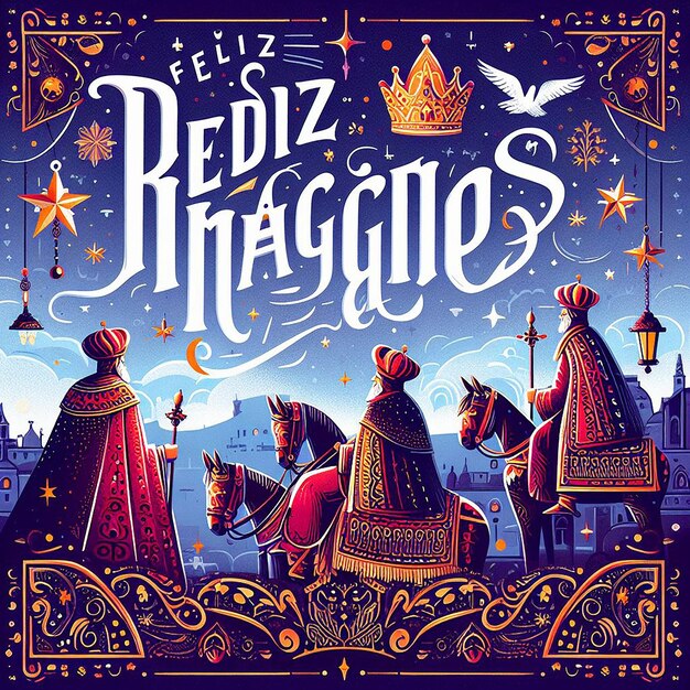 Zdjęcie projekt dla feliz dia de reyes magos