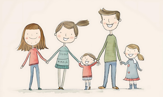 Zdjęcie projekt dla światowego dnia rodziny pozdrowienia kartka na międzynarodowy dzień rodziny logo symbolizowana ikona